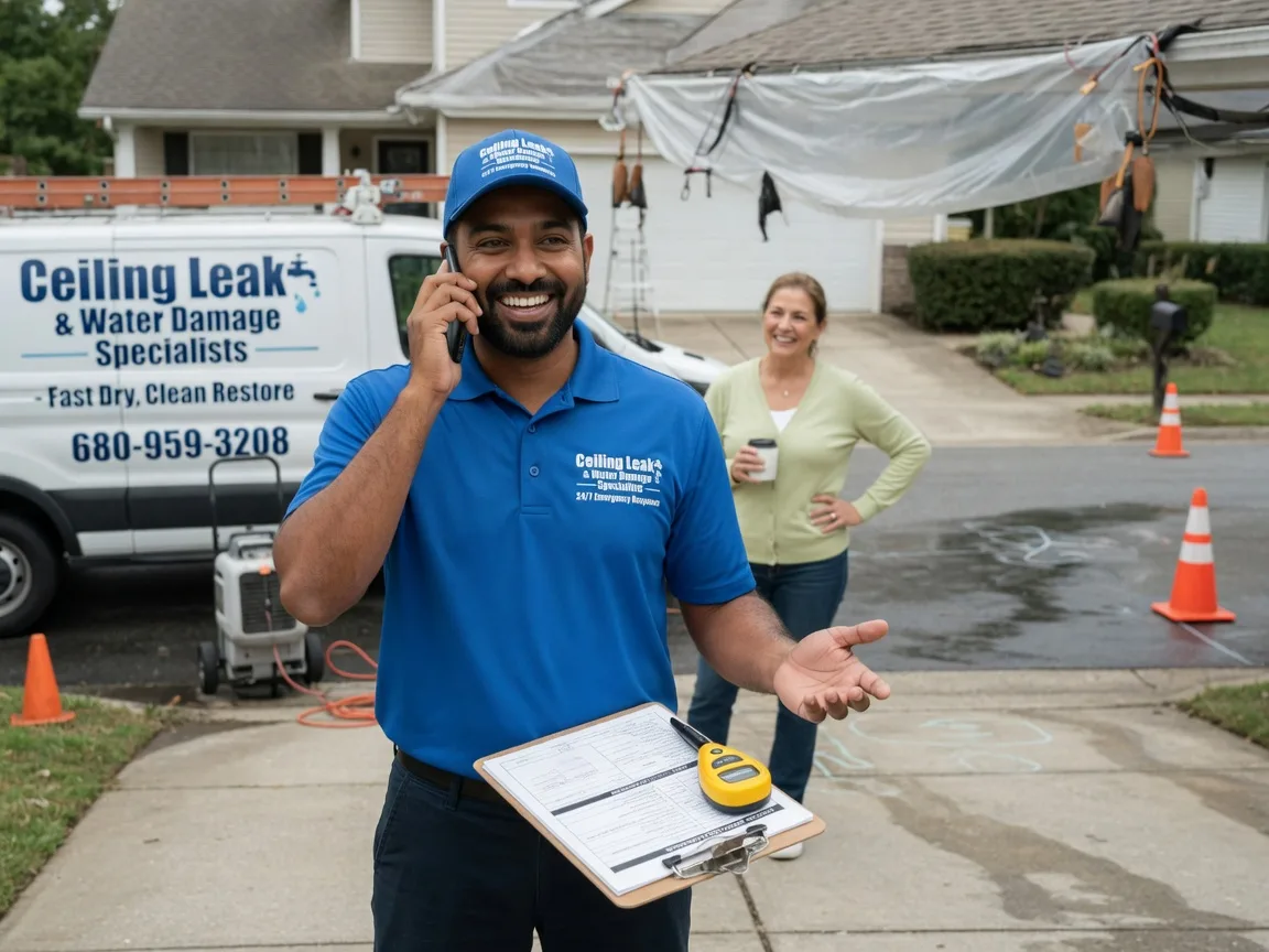 Ceiling Leak Cleanup Des Moines, NM FAQs